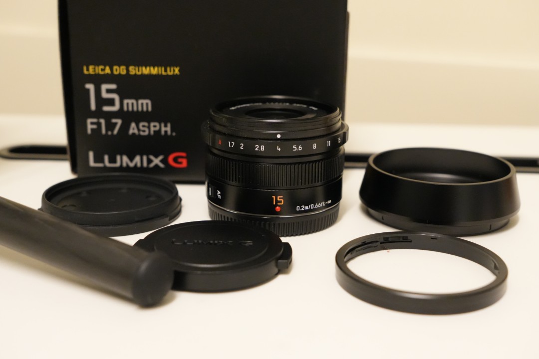 カメラLUMIX LEICA DG SUMMILUX 15mm f1.7 - レンズ(単焦点)