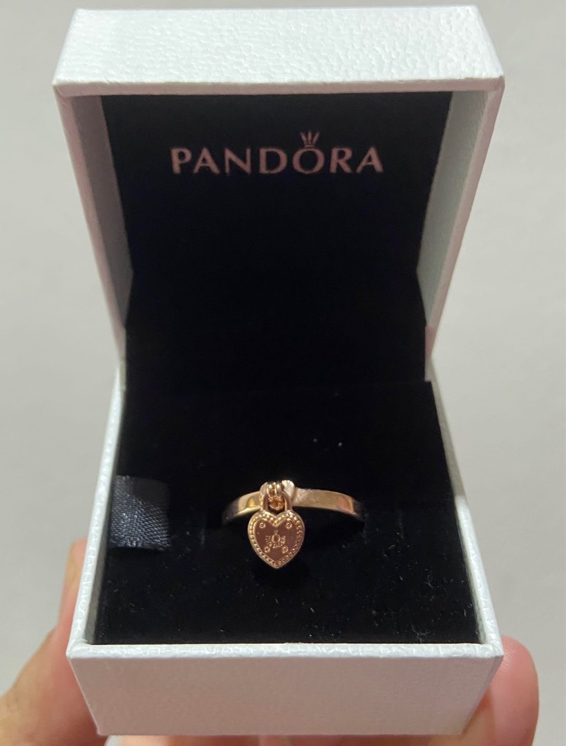Pandora rose love store lock ring