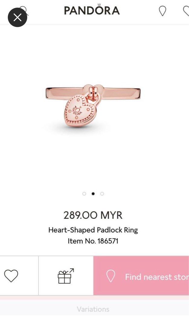 Pandora 52 shop in mm