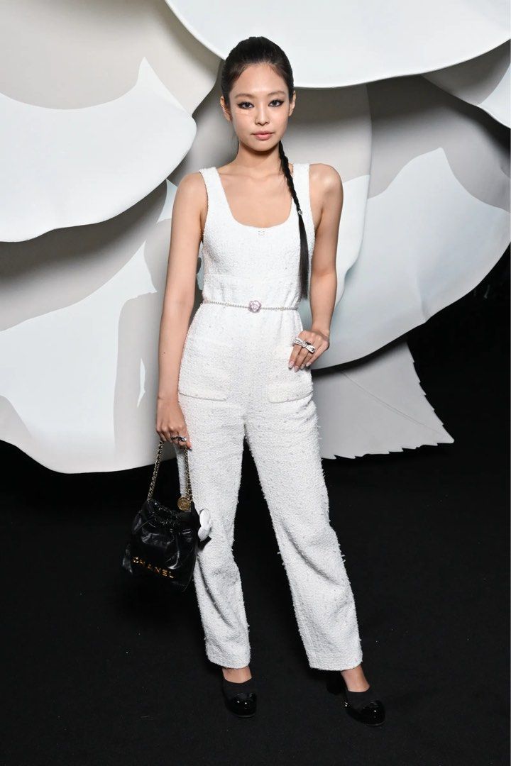 French Parisian Style White Cream One piece Overalls Jumper