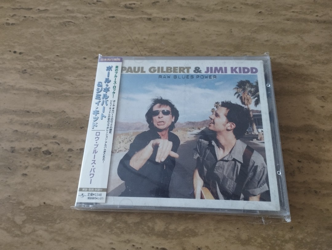Paul Gilbert u0026 Jimi Kidd - Raw Blues Power Japan CD