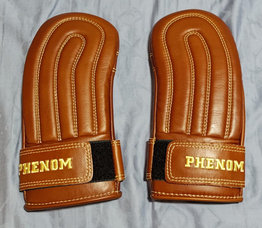 Phenom BM15 Bag Mitts Tan Color Medium Size, Sports Equipment