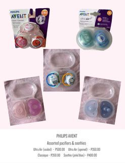 PHILIPS AVENT Assorted pacifiers & soothies