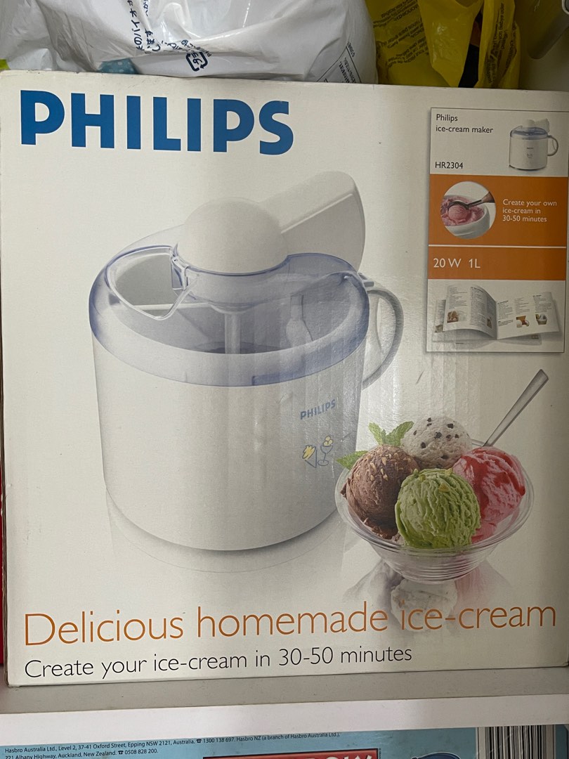 Philips ice cream maker serve up to 1L, TV & Home Appliances, Kitchen