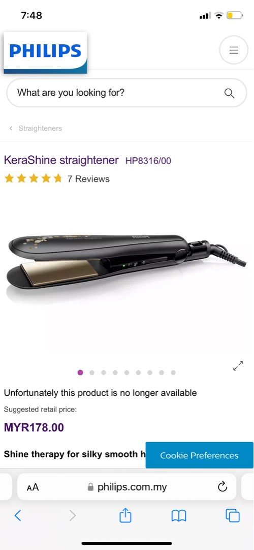 Hp8316 hair store straightener review