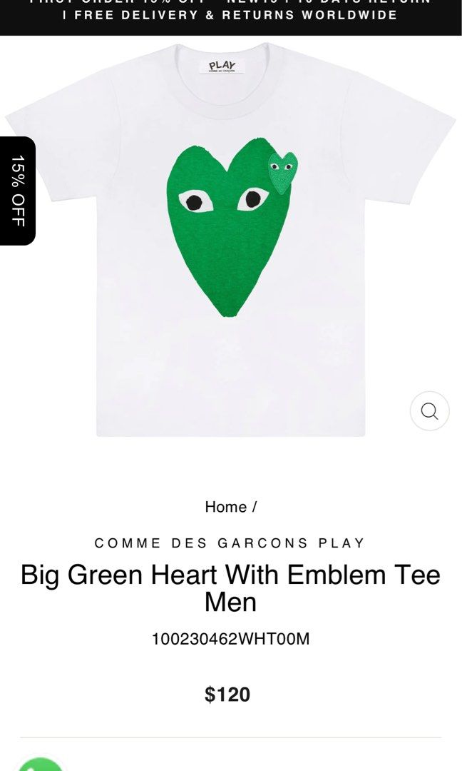 Cdg top play xxl