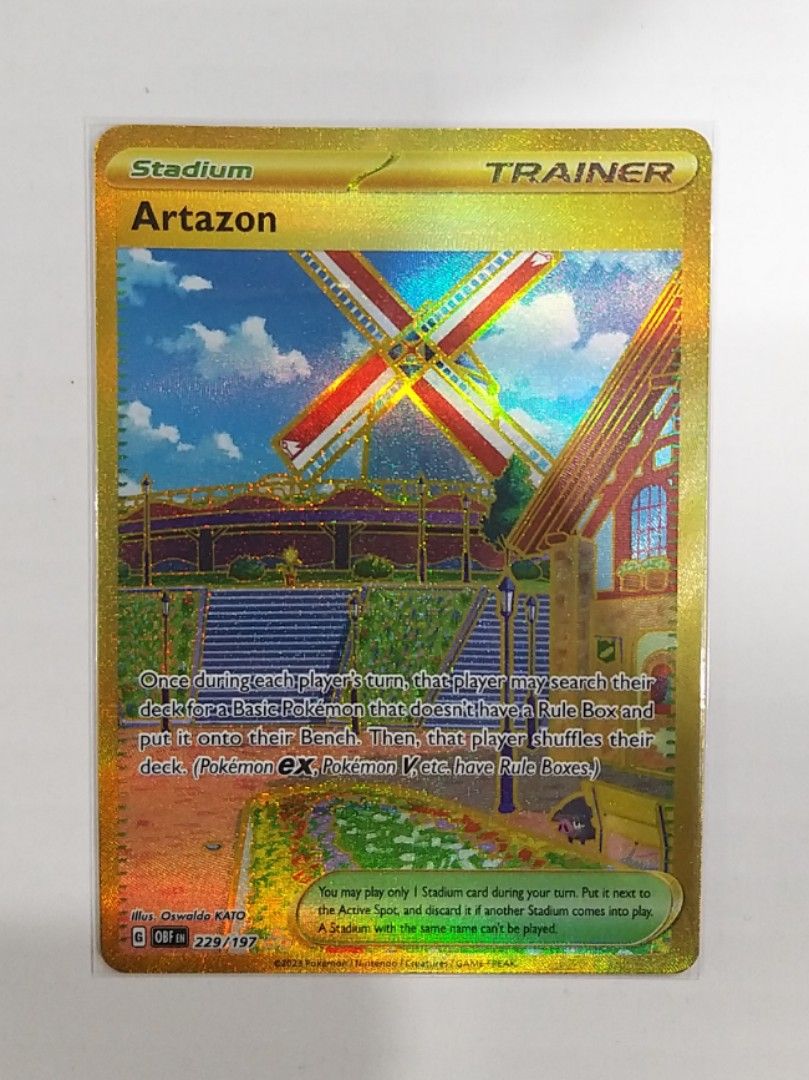 Pokemon Artazon Gold, Hobbies & Toys, Toys & Games on Carousell