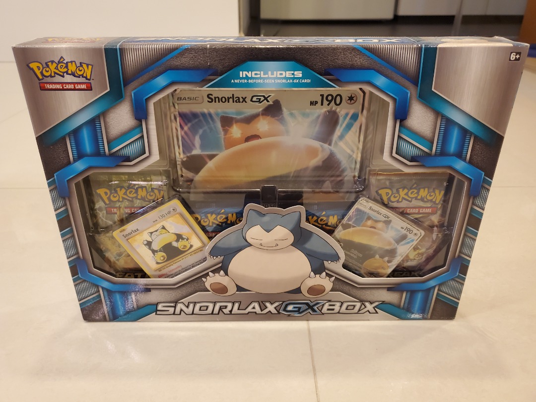 Pokemon TCG: Snorlax GX Box Card Game : Toys & Games