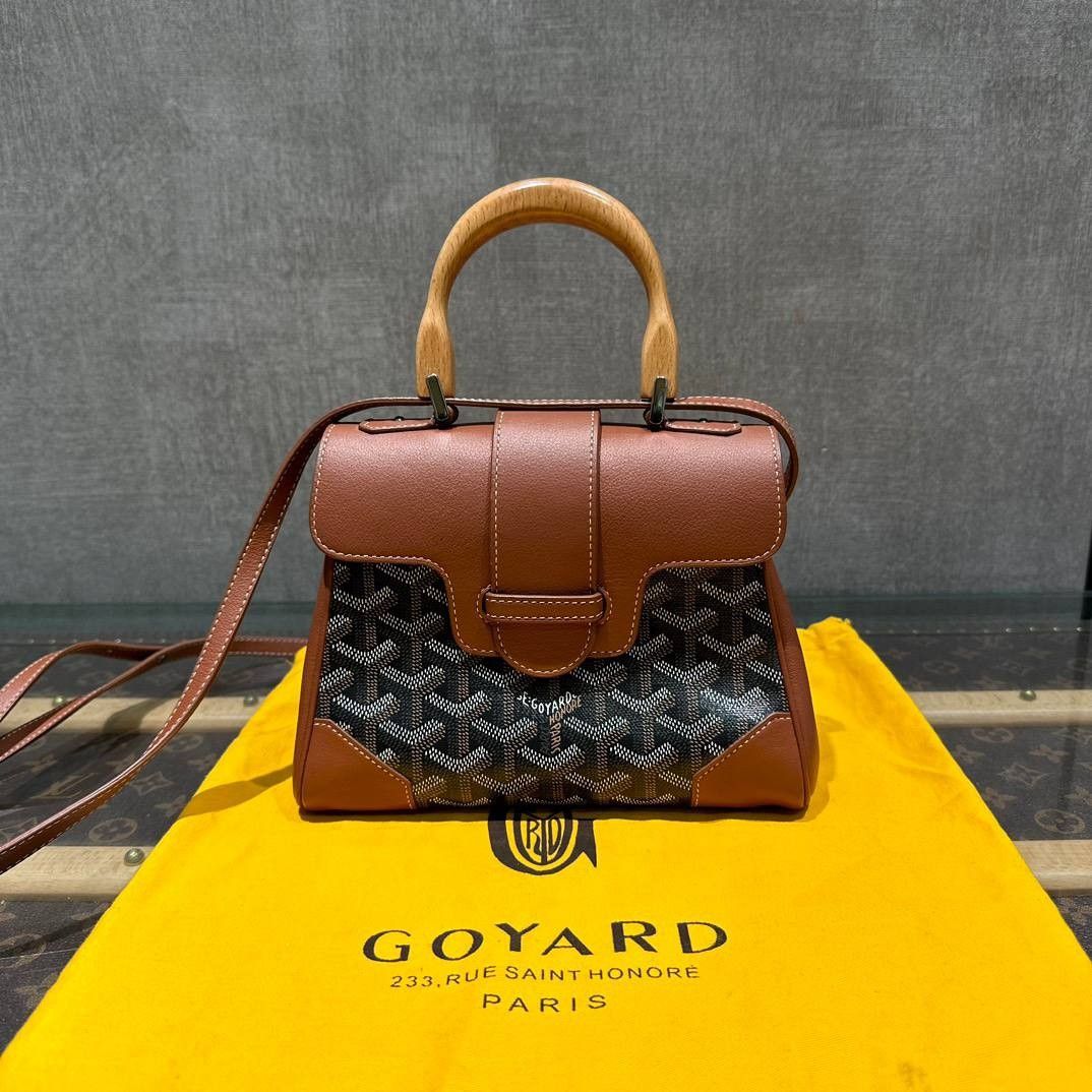 Goyard Mini Saigon yellow, Luxury, Bags & Wallets on Carousell