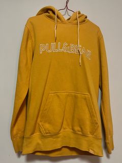 Hoodie pull and bear kuning new arrivals