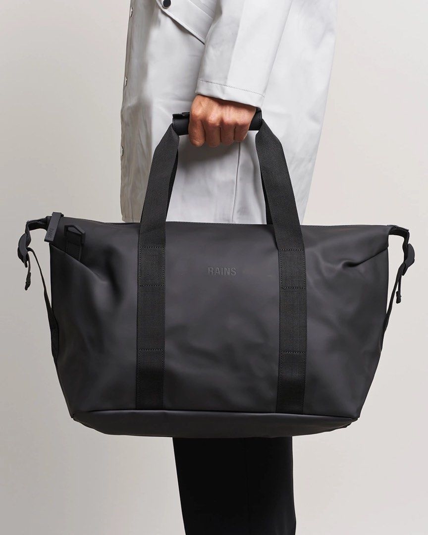 Rains small tote bag in black deals