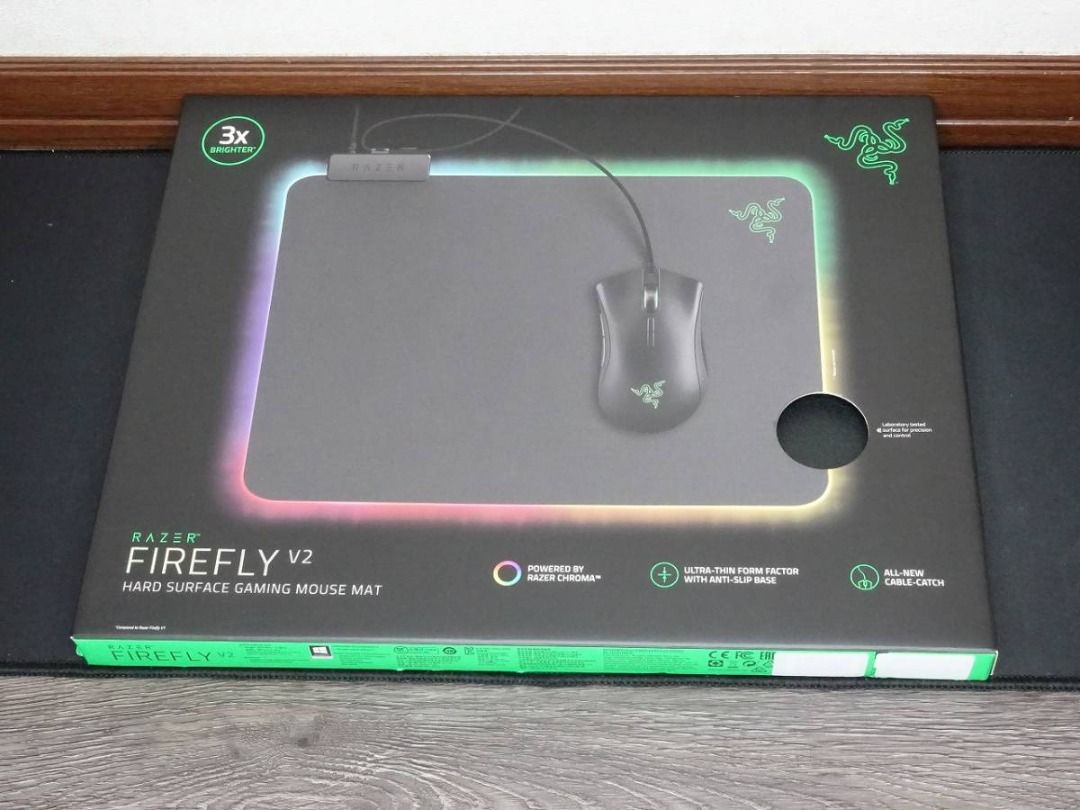 Razer Firefly v2 RGB Hard Surface Mousepad [Like New, Box], Computers ...