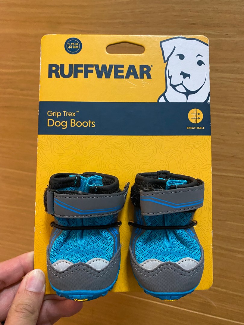 Ruffwear Blue Grip Trex Dog Boots Shoes (1.75 in/44 mm), Pet Supplies
