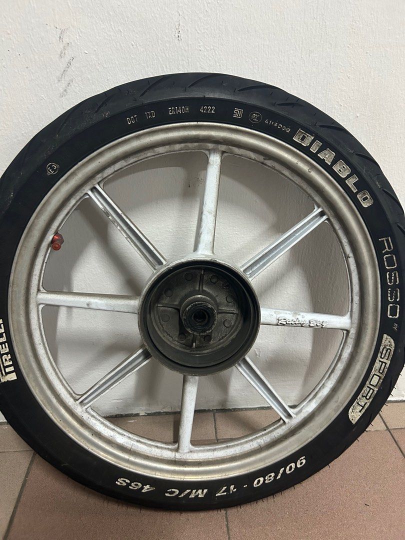 Sport Rim Rxz rxz rcb rim, Motorcycles, Motorcycle Accessories on Carousell