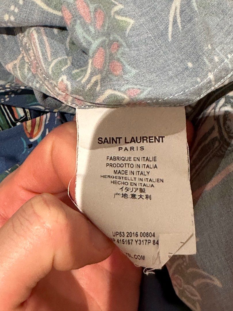 Fake saint sales laurent shirt