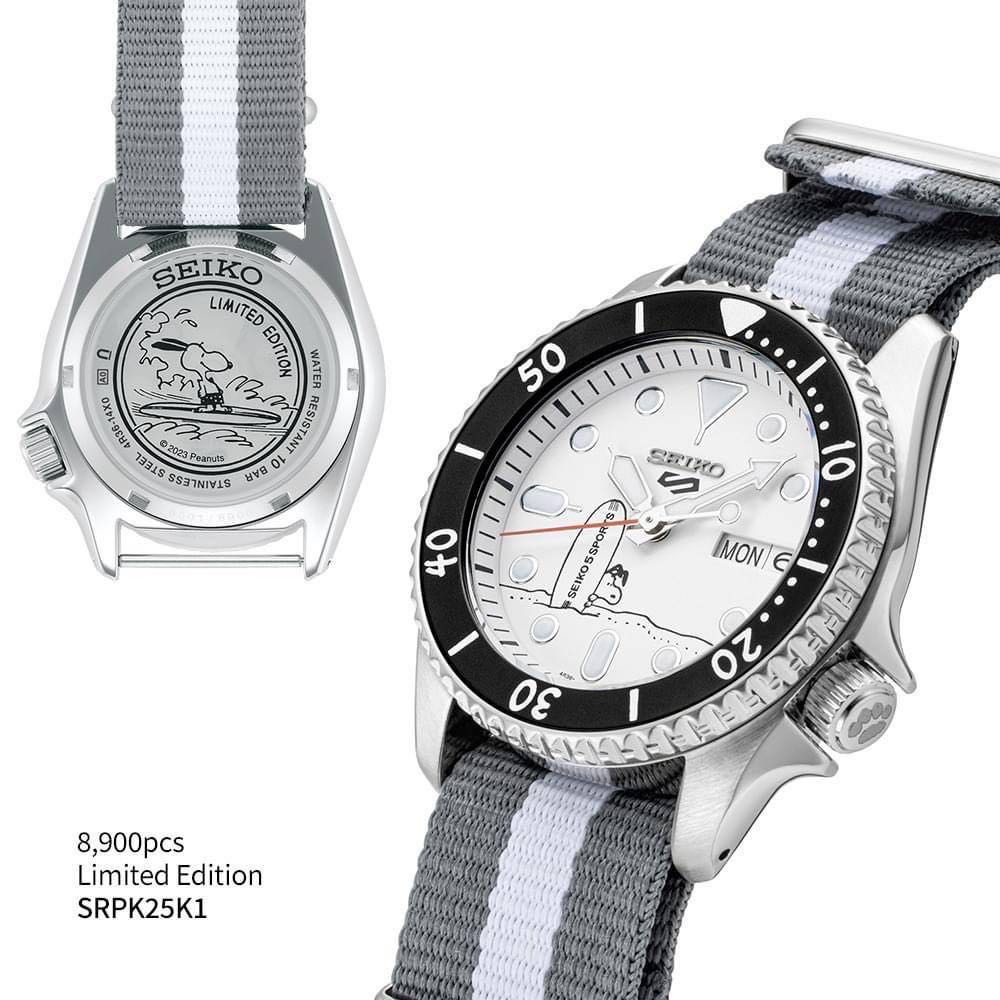 Seiko 5 Sports Peanuts Limited Edition Snoopy SRPK25 for $650 for