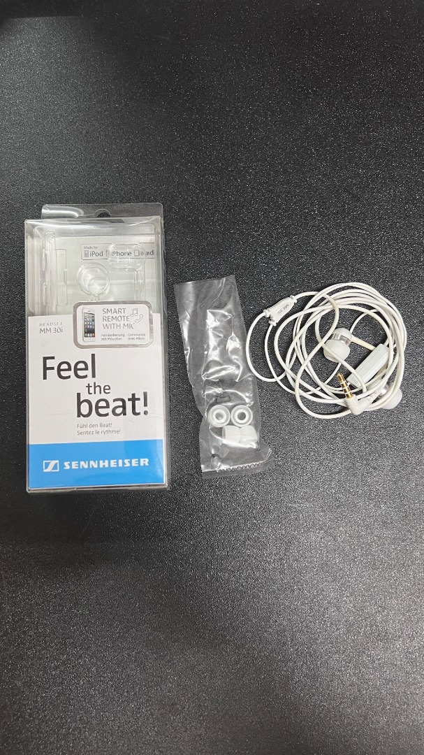 Sennheiser MM 30i Earphones With Microphone Audio Earphones on