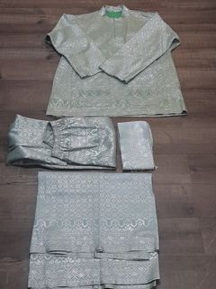 Set baju songket melayu+songket lilit