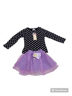 Setelan 4T Ungu Heart Korea Pink