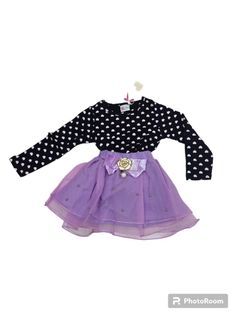 Setelan size 2 Ungu Heart Korea Pink