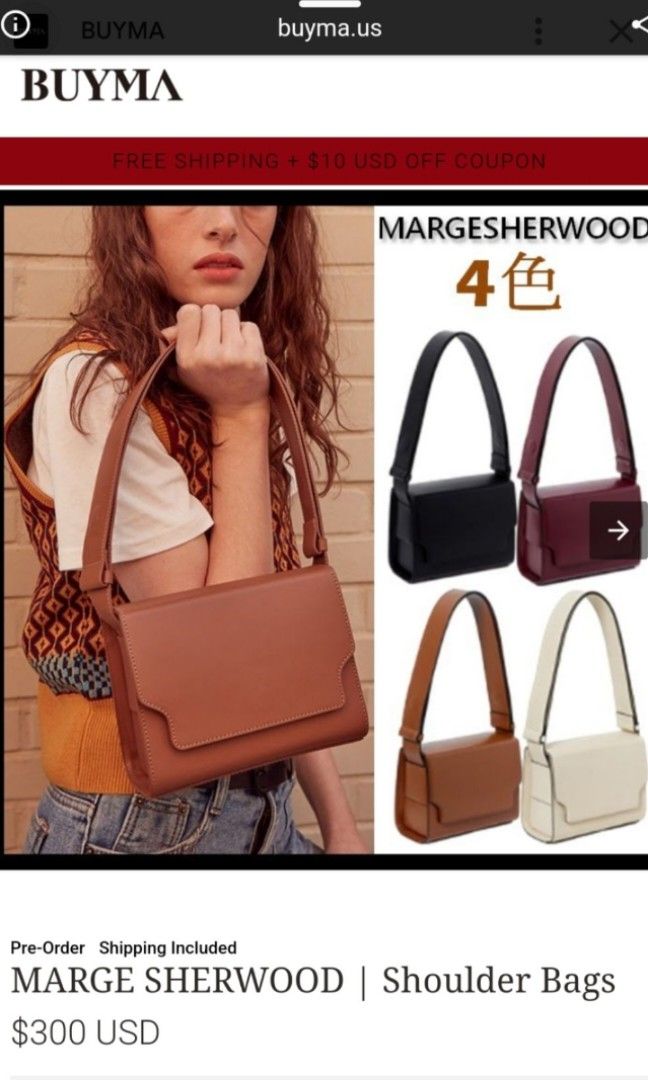 Marge Sherwood Vava Classic Leather Top Handle Bag on SALE