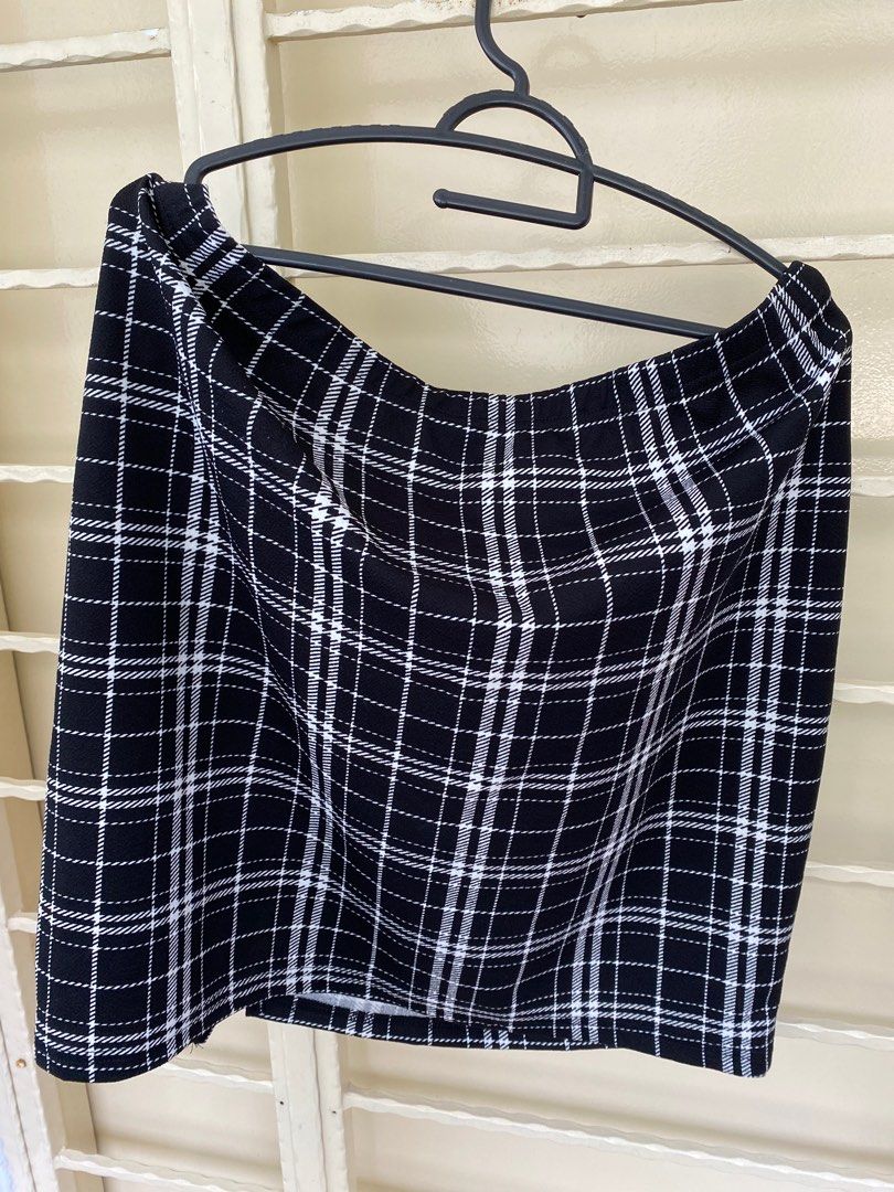 Shein Checkered Skirt 3XL 36 Women s Fashion Bottoms