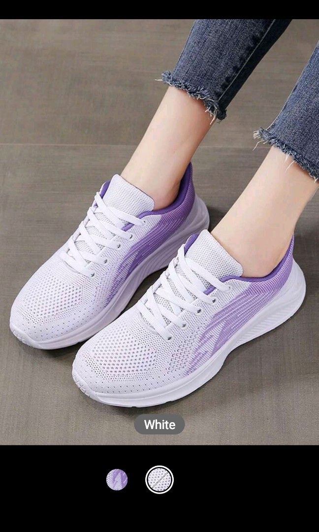 Purple hot sale walking shoes