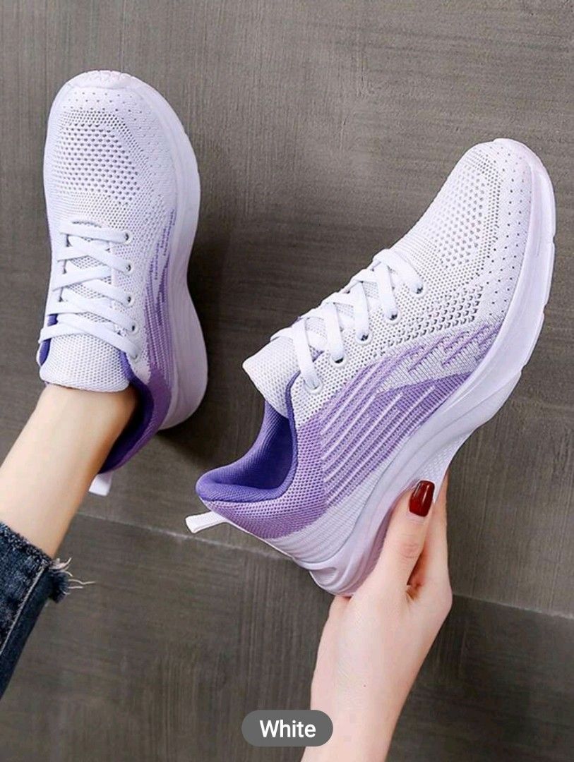 Purple womens athletic shoes hot sale