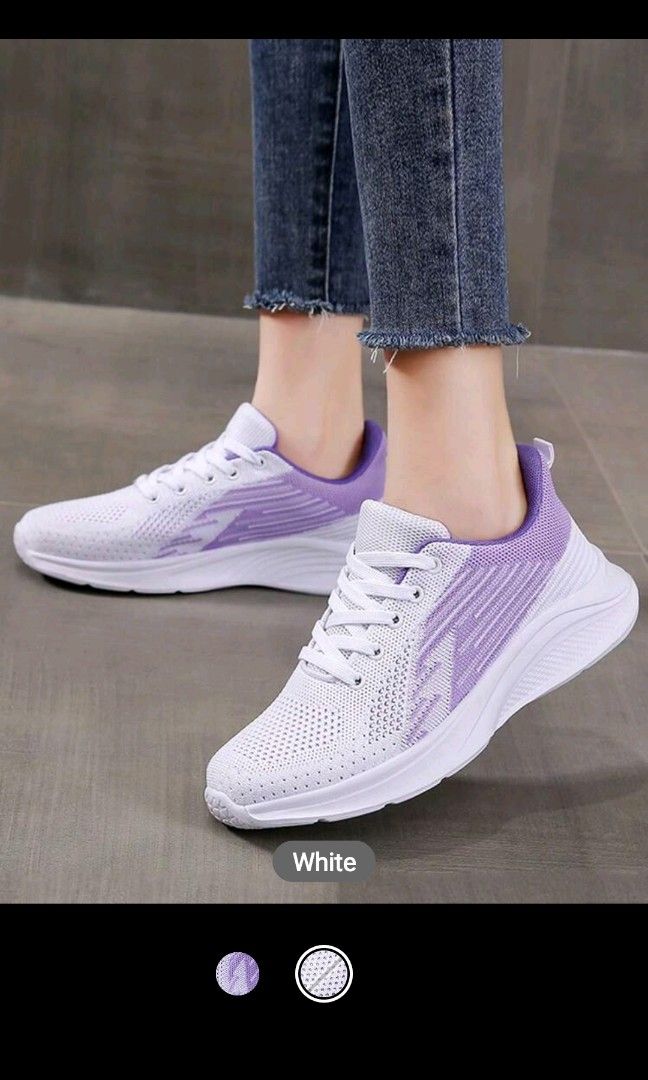 Purple cheap walking shoes