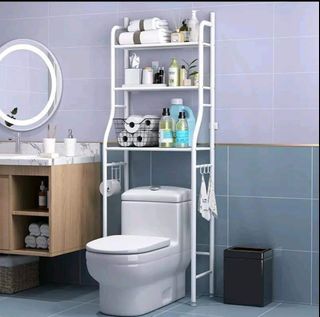 Smart Organizer Bathroom Over Toilet Washing Machine  Storage Rack Bathroom Organizer