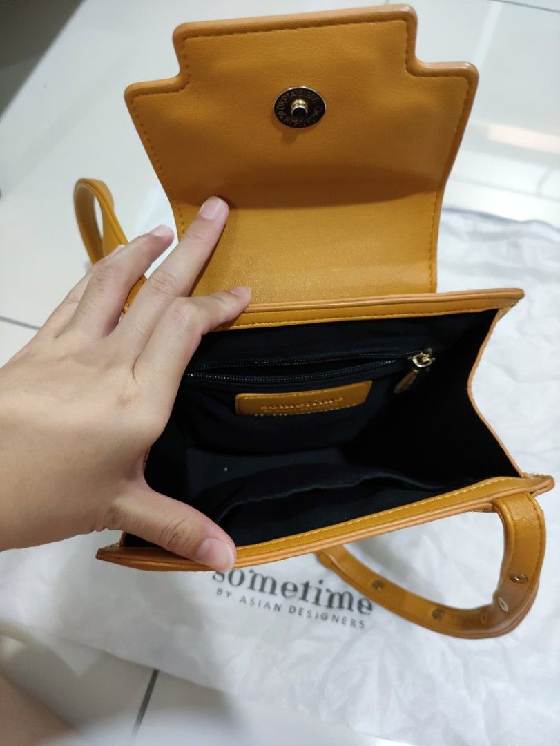 Sometimes Mustard Shoulder Bag