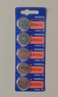 SONY LITHIUM 3V CR2032 BUTTON BATTERY