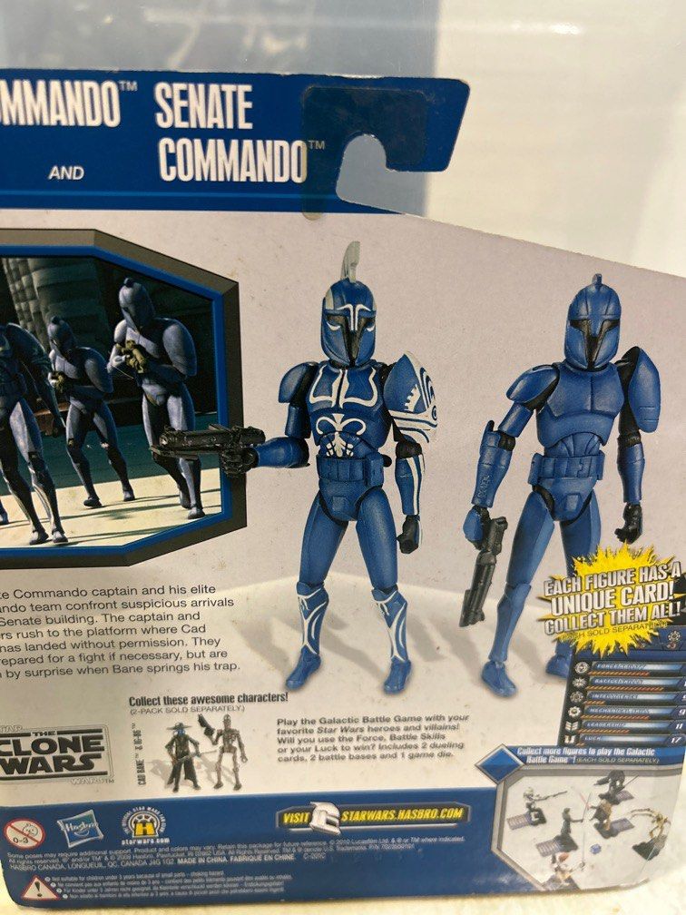 Star Wars Clone Wars Rare Target Exclusive Senate Commando Captain and ...