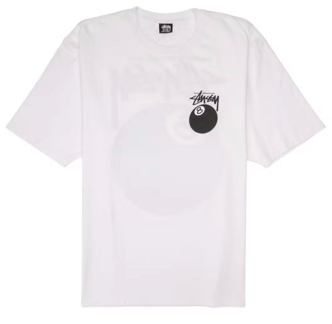Stussy 8ball graphic T-shirt, Men's Fashion, Tops & Sets, Tshirts ...