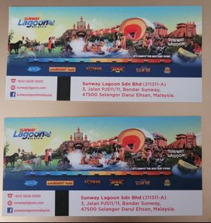 Sunway lagoon ticket