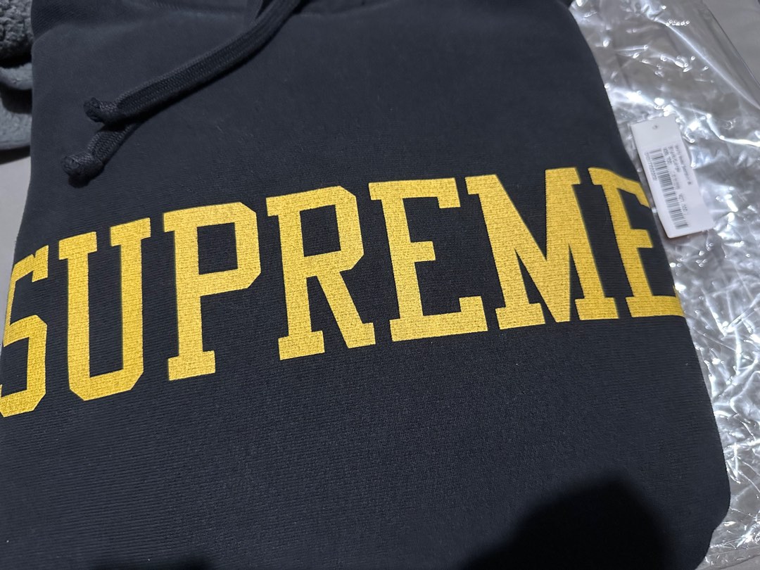 Supreme 23FW Varsity Hooded 黑色