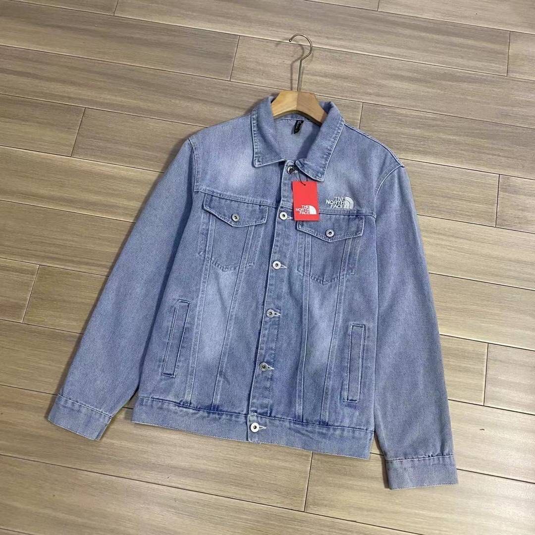 The north face denim jacket top