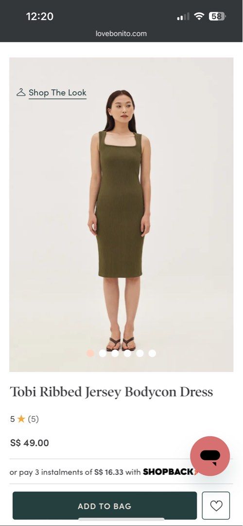 LB Tobi Ribbed Jersey Bodycon Dress Women s Fashion Dresses