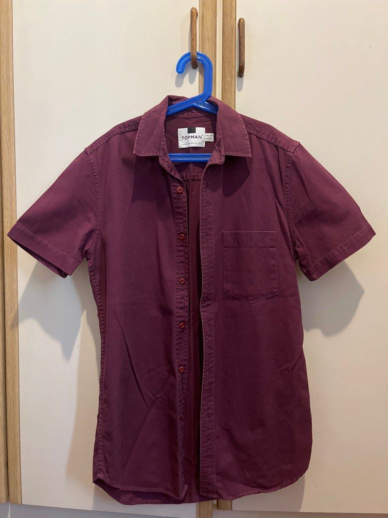 Topman short sleeve button up top