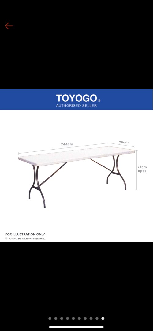 Toyogo hotsell foldable table