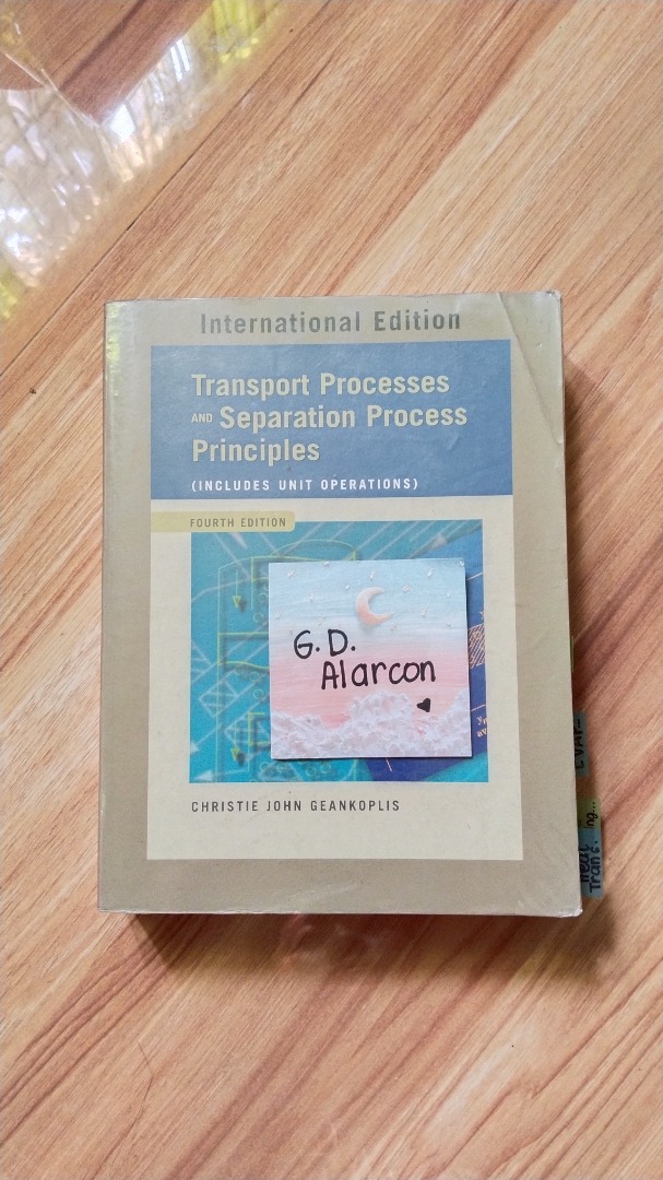 Transport Processes and Separation Process Principles - Chemical ...
