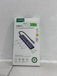UGREEN USB C Hub 6 in 1 100W PD Charge Adapter Converter 4K 60Hz HDMI Type C SD TF Card Reader Macbook Laptop PC Tablet