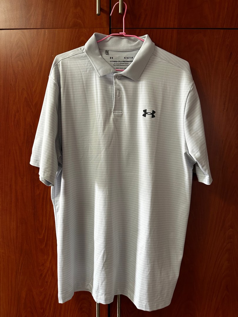 Under armour loose discount heatgear polo shirts