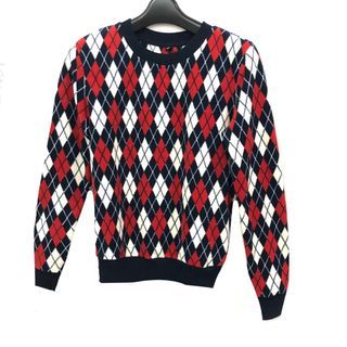Uniqlo Diamond Cut Pattern Fluffy Soft Sweater Shirt