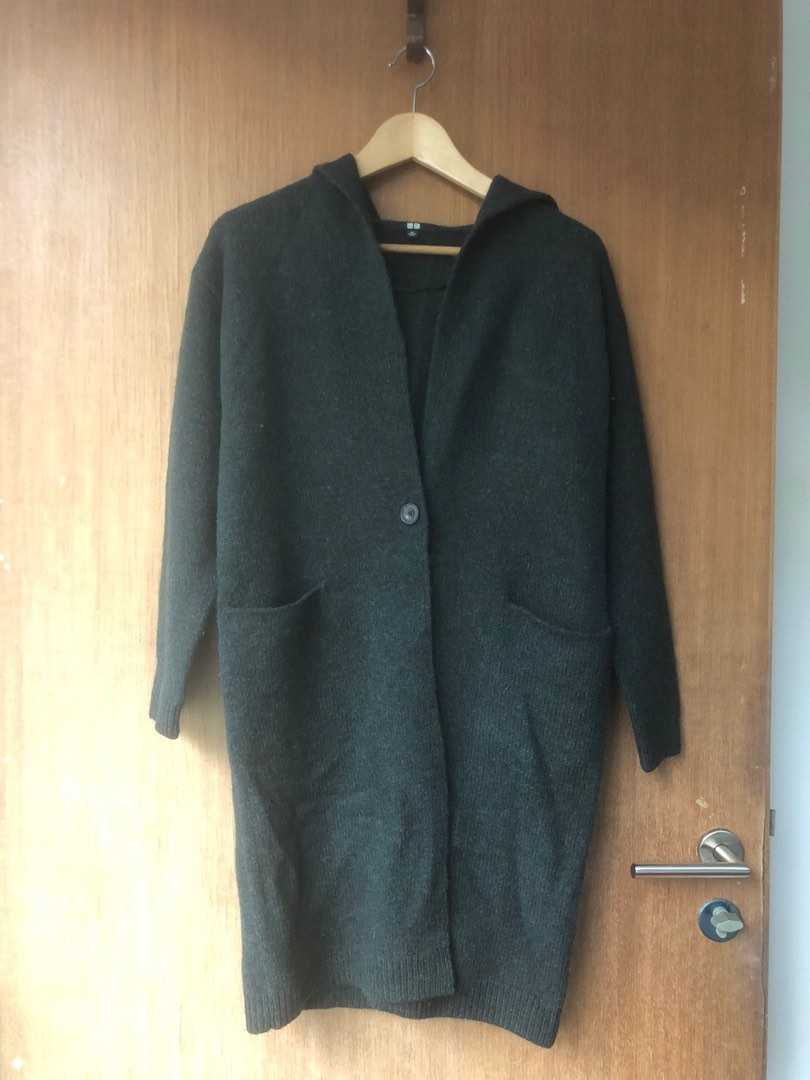 Uniqlo hooded cardigan for sale Women s Fashion Coats Jackets
