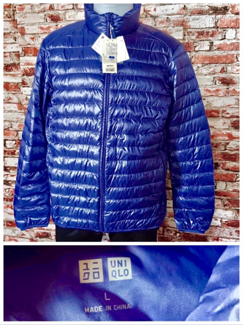 Brand new with tag Uniqlo semi puff jacket without hood, Men's Fashion