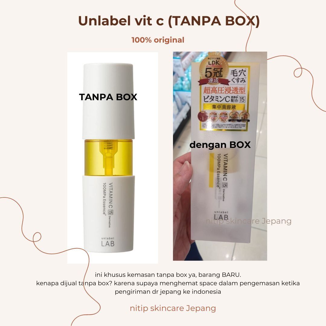unlabel lab vit c essence, retinol, placenta, ceramide ORIGINAL JAPAN ...