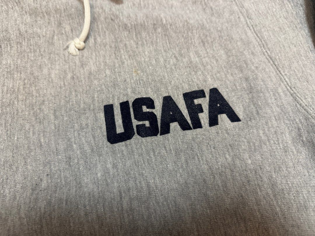 USAFA 80s champion reverse weave USAFA 有帽衛衣, 男裝, 上身及套裝 