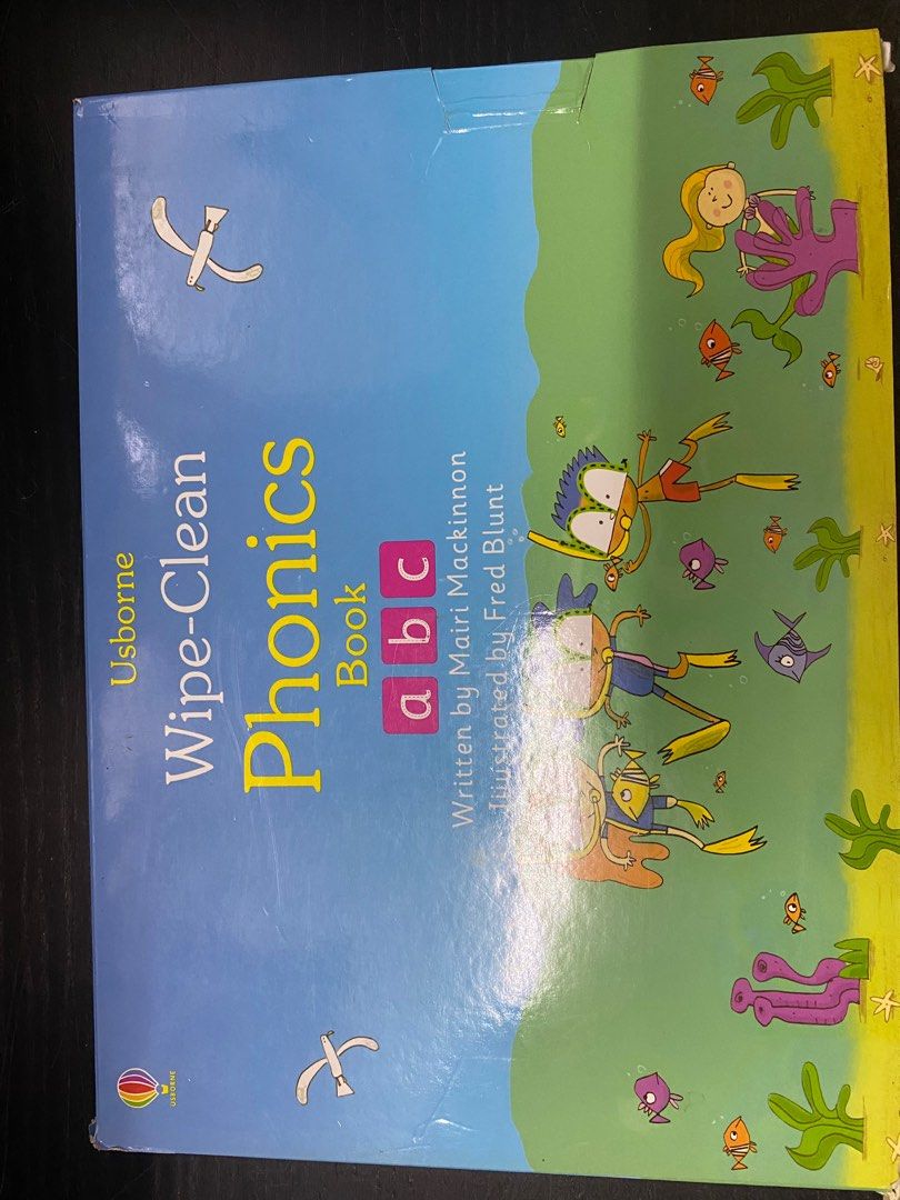 Usborne Wipe Clean Phonics Book, Hobbies & Toys, Books & Magazines, Children's Books on Carousell