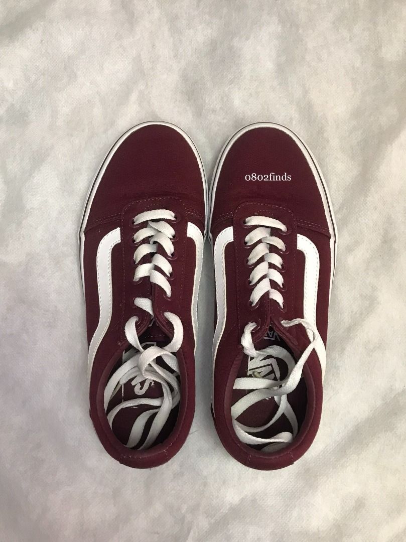 Vans Old Skool Suede Burgundy Women s Fashion Footwear Sneakers
